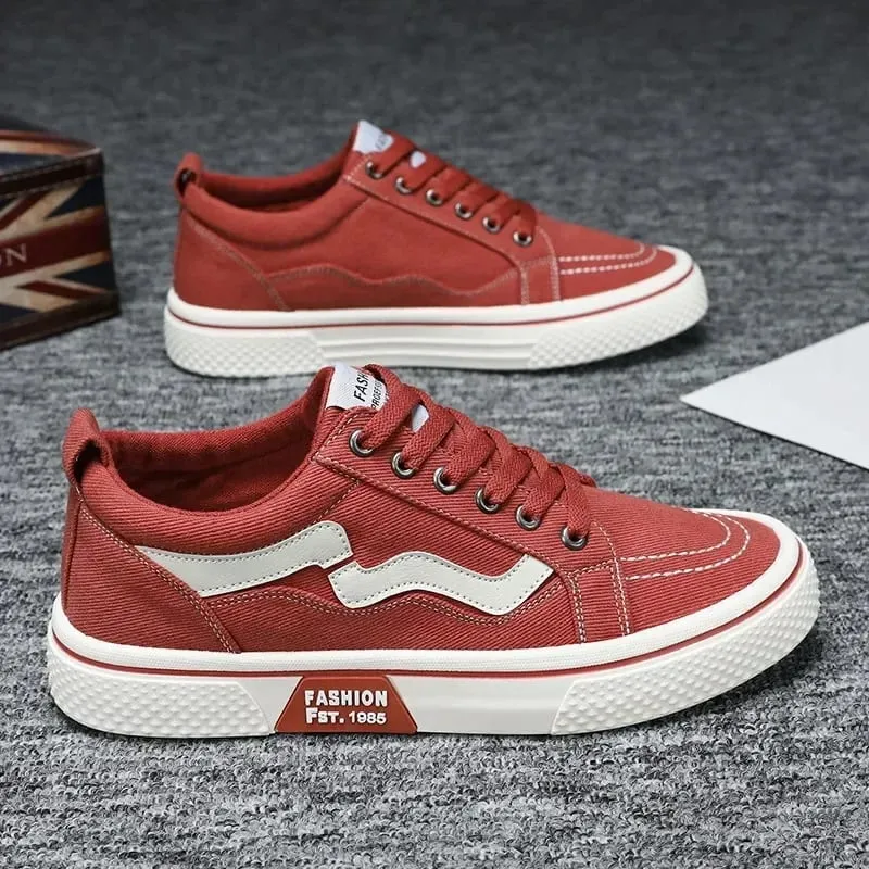 Trendy Männer Leinwand Schuhe Atmungsaktive Herren Casual Schuhe 2025 Neue Nicht-slip Männlichen Turnschuhe Sport Skateboard Schuhe Zapatillas De hombre — image 10