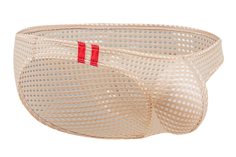 Men Briefs Summer Breathable Holes Underwear U Convex Thin Low Waist Men's Underwear Briefs Slip Underpants Calzoncillos — image 21