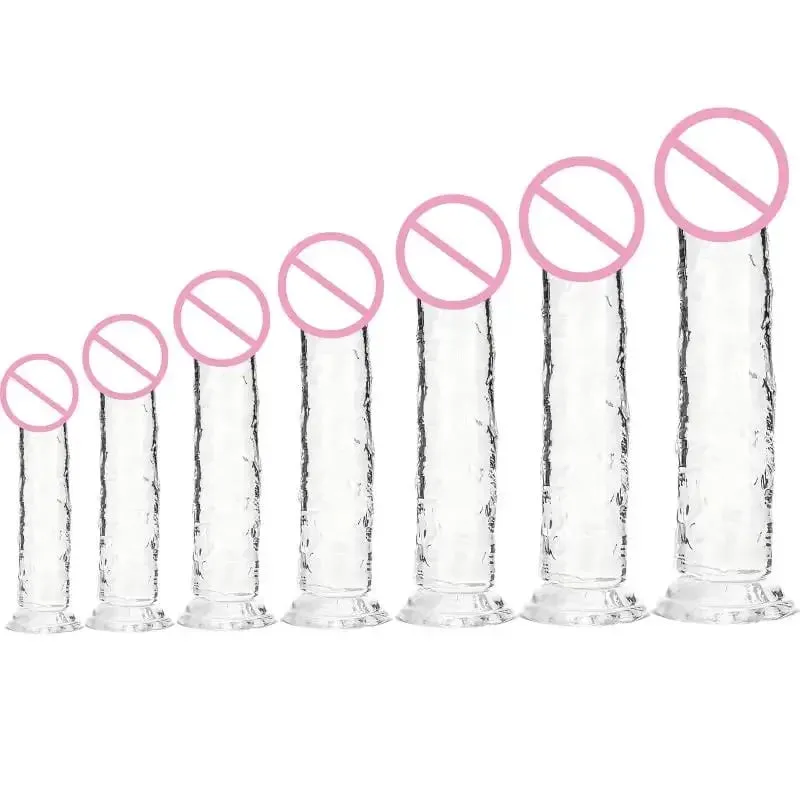 7 Sizes Dildo With Suction Cup Huge Jelly Dildos Sex Toys For Woman Men Fake Dick Big Penis Anal Butt Plug Sex Shop 18+