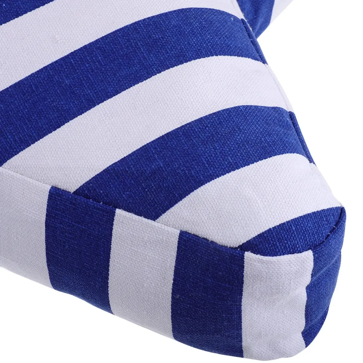 Striped Nautical Star Pillow Mediterranean Style Canvas Star Cushion for Sofa Bed Outdoor Coastal Home Decor Accent Pillow