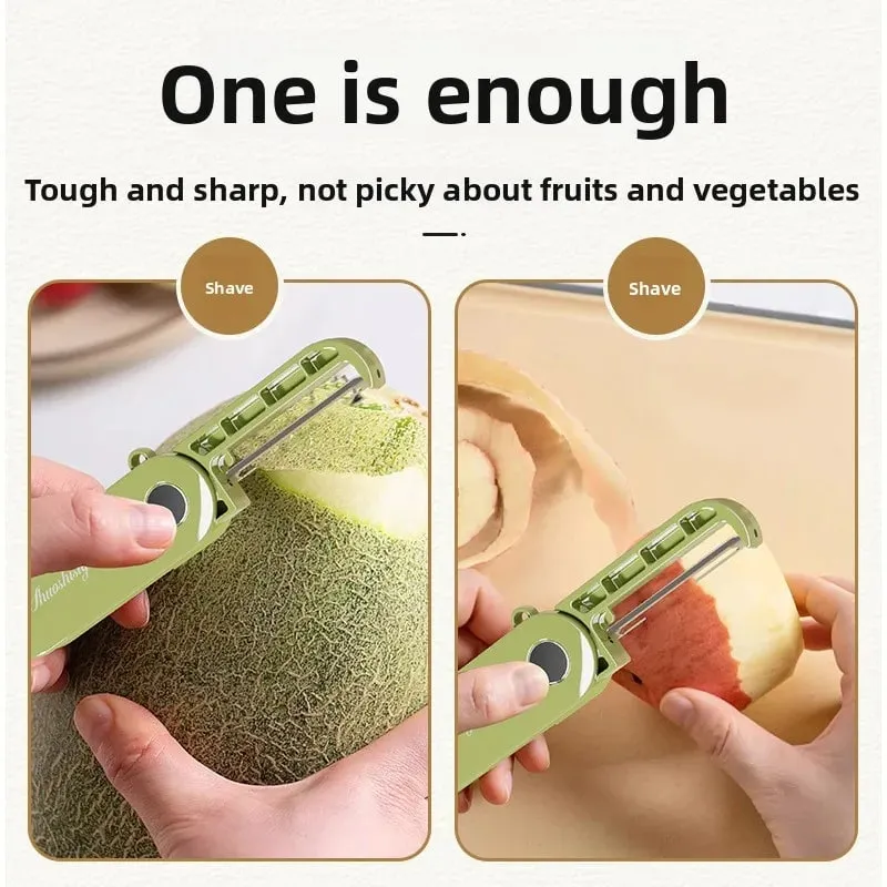 Folding storage kitchen household peeler outdoor portable stainless steel fruit planer peeler