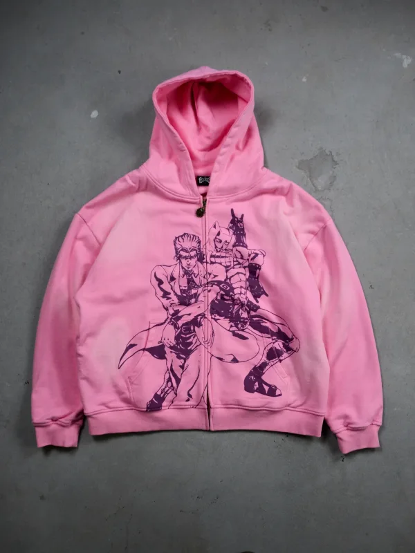 Jojo Bizarre Adventure Hoodies Women Y2k Oversized Hoodie Hip Hop Couples Harajuku Street Men Sweatshirt Anime Clothes