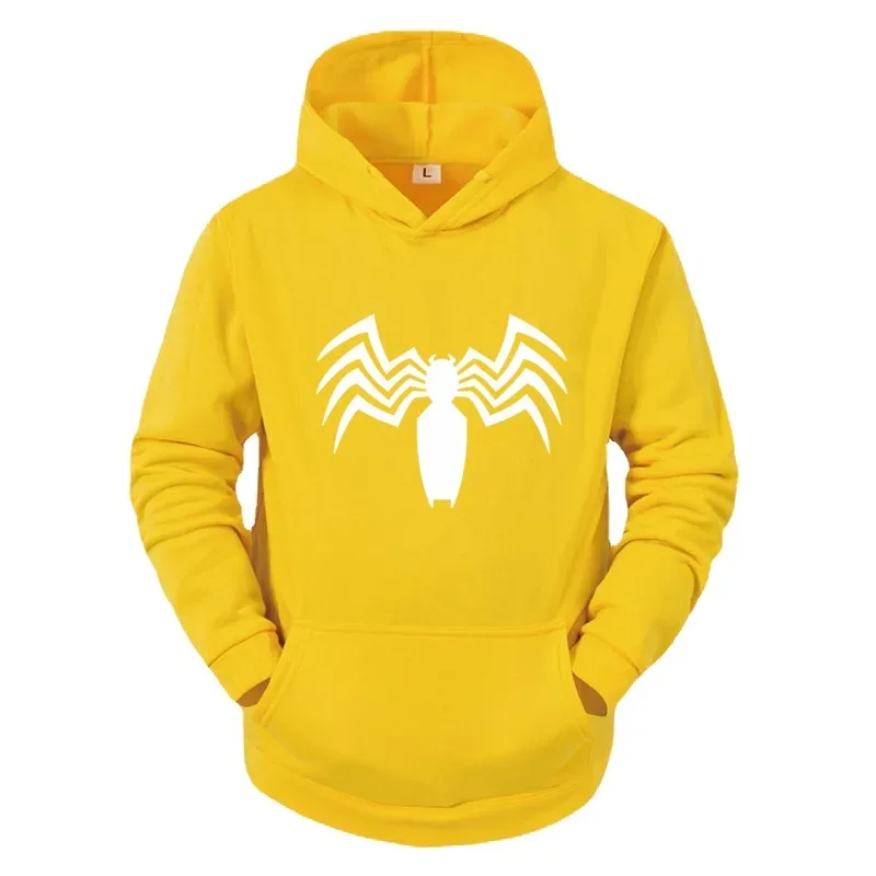 2026 Autumn and Winter New Men's Hoodie Street Fashion Spider Print Sportswear Women's fleece Casual Fun Wear — image 12