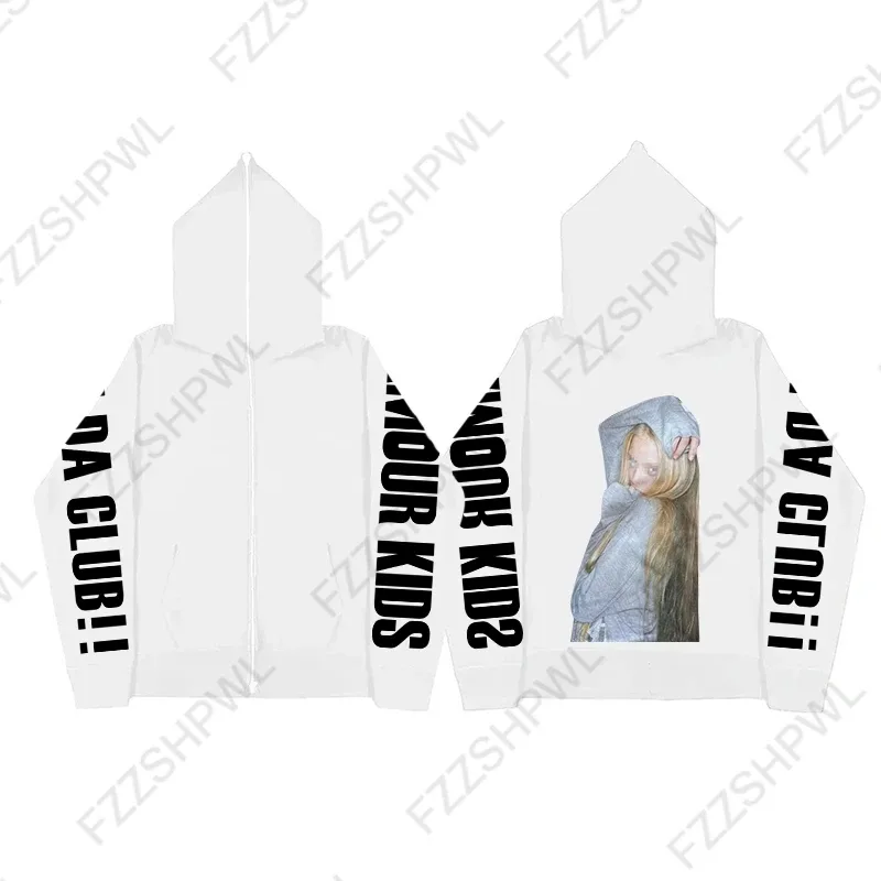 Y2K Retro estetyczna bluza z kapturem unisex luźna moda codzienna elegancki nadruk podstawowa bluza sportowa Grunge Punk hiphopowy gotycki Streetwear