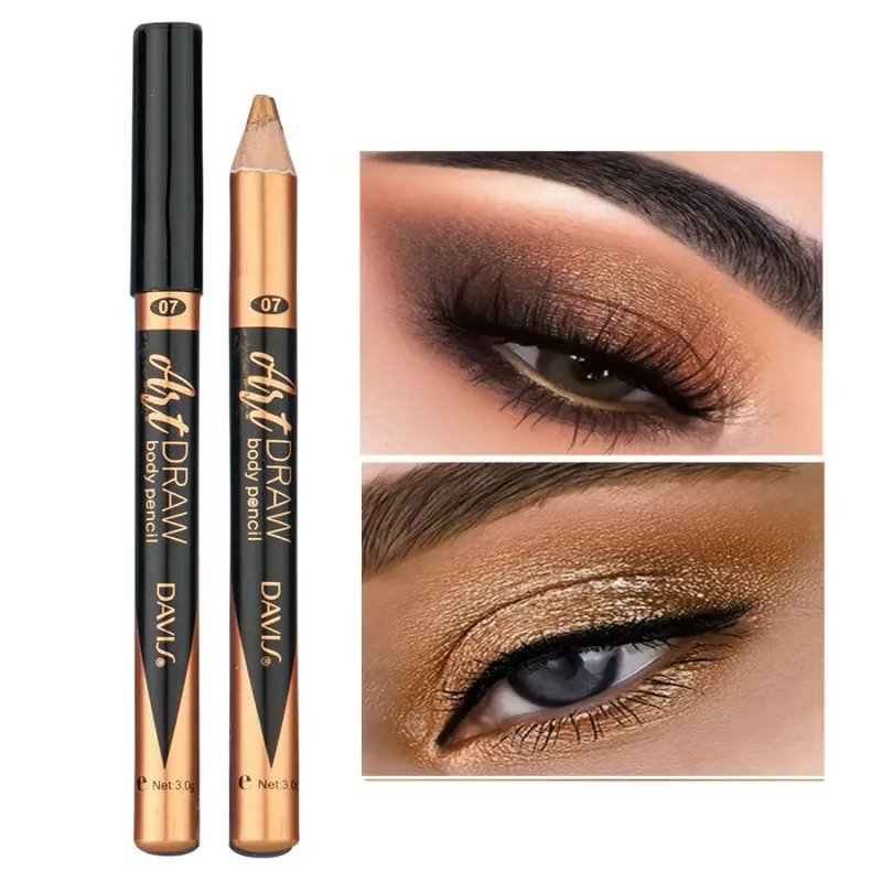 15 Farben Eyeliner Lip Liner Stift Schwarz Blau Mehrfarbig Metallic Perlmutt Glitzer Matt Finish Punk Smokey Style Augen Make-up Stift