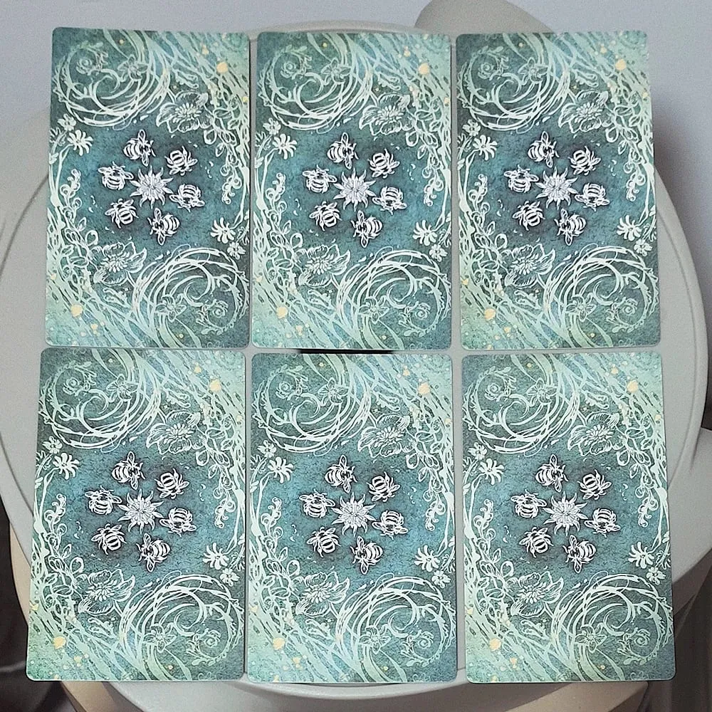 Verdance Tarot Deck in Rigid Box 78 Pcs Lyrical Nature-Inspired RWS Tarot Cards Double-embossed Cardstock 12*7cm