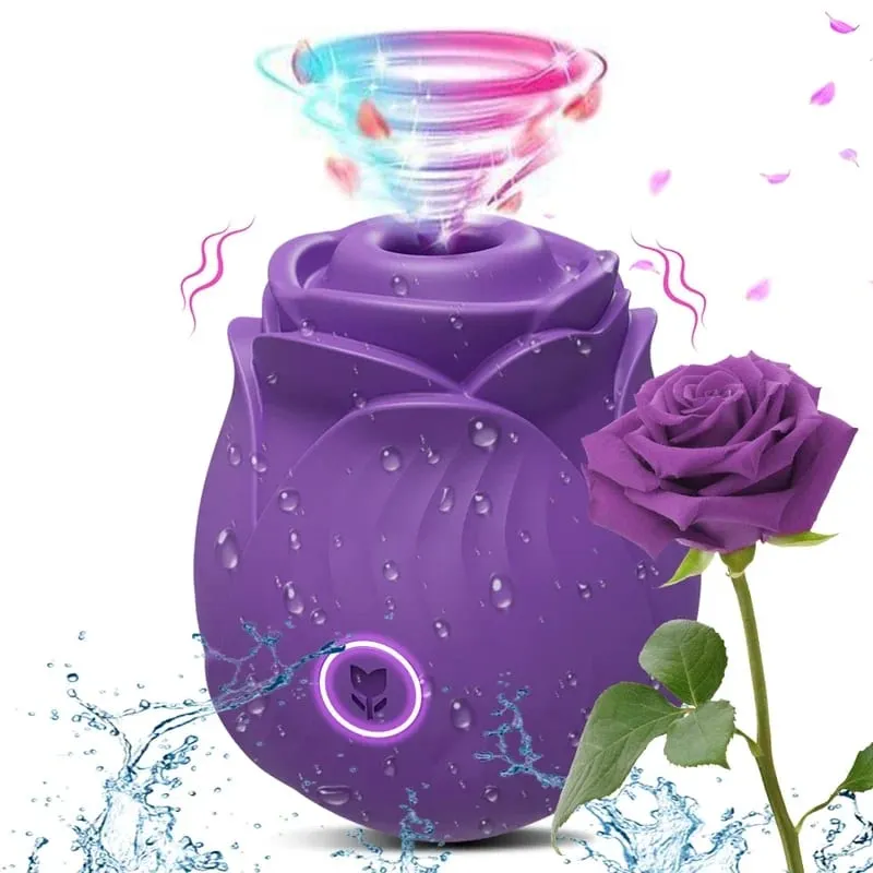 Rose-Sucking Toys Vibrator für Frauen Nippel Klitoris Vakuum Clit Sucker Stimulator Female Sex Toys Waren Vibratoren für Erwachsene