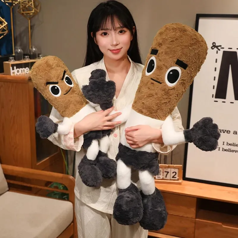 55/80CM Cartoon Cigarette Plush Pillow Long Cushiom Stuffed Toys Bedroom Sleep Hug Pillow