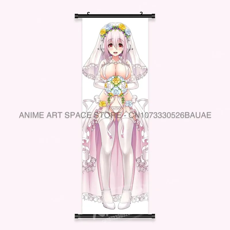 Video game Wall Artwork Canvas Scrolls Picture Anime Movie Role Poster Hanging Painting Print Home Decoration For SUPER SONICO