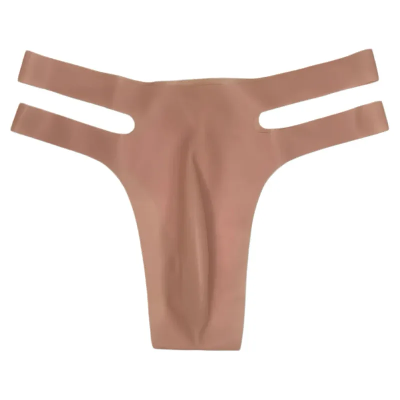 Mens Latex Briefs Sissy Seamless Brazilian Underwear Low Waist Erotic Underpants