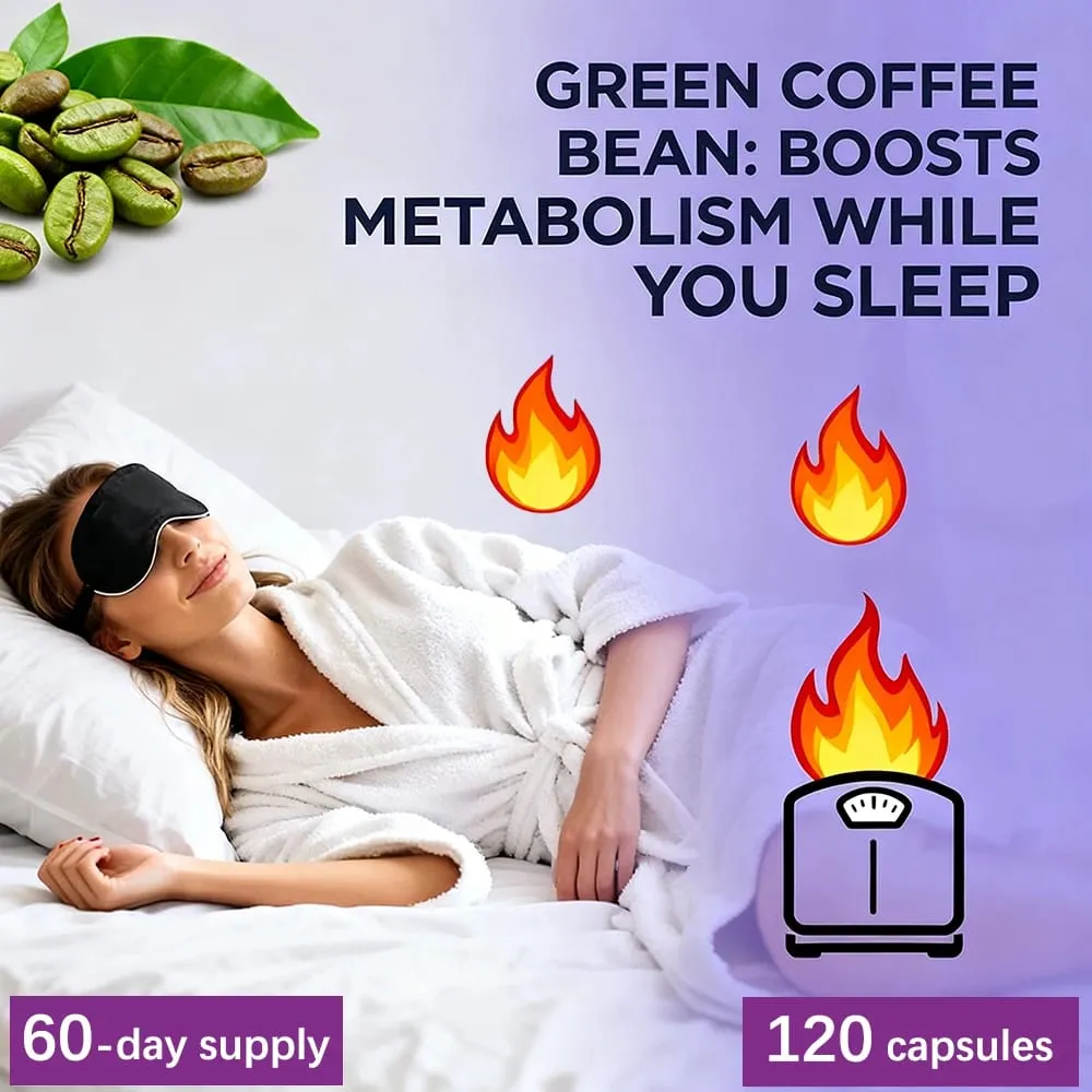 Nighttime Fat Burner Support Capsules Supports Gentle Metabolism Digestive Wellness & Restful Sleep Natural Supplement