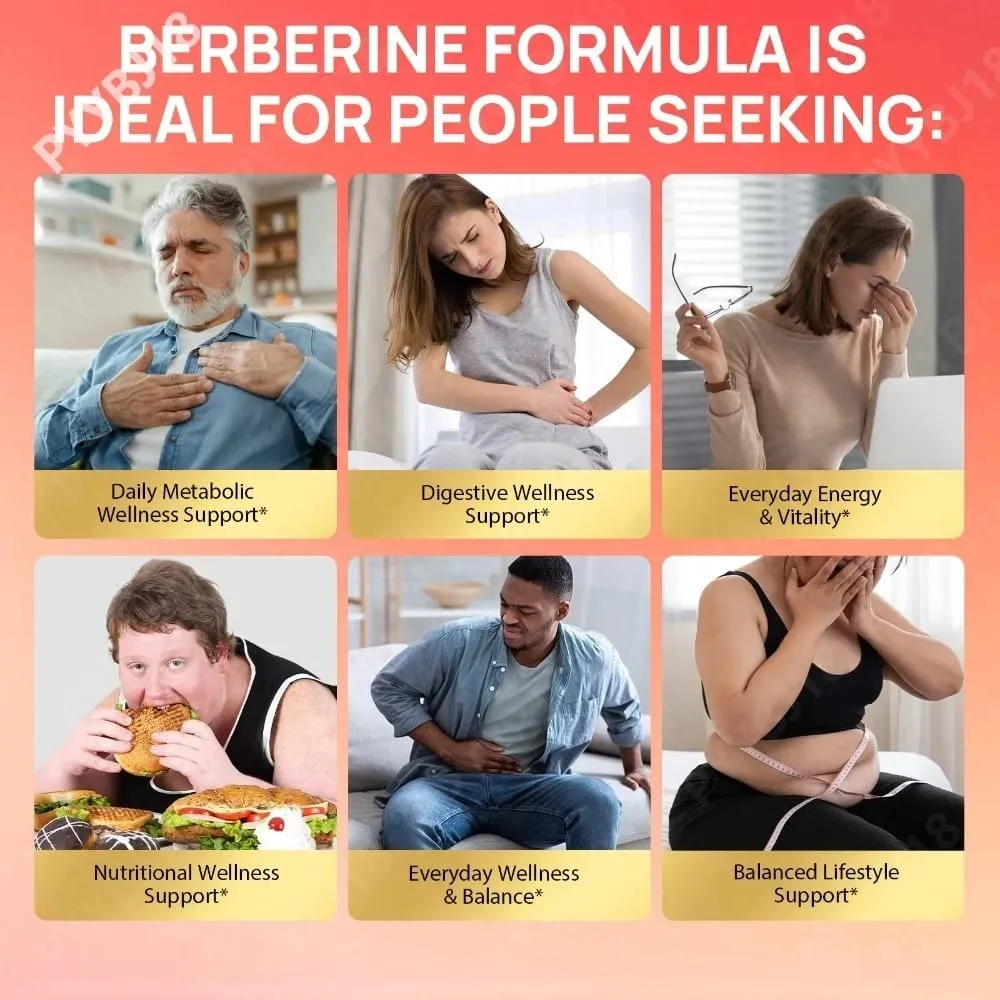 Berberine Liquid Drops Chromium & Ceylon Cinnamon Supports Vitality Metabolic Wellness Digestive Health Sugar-Free Non-GMO 60ml