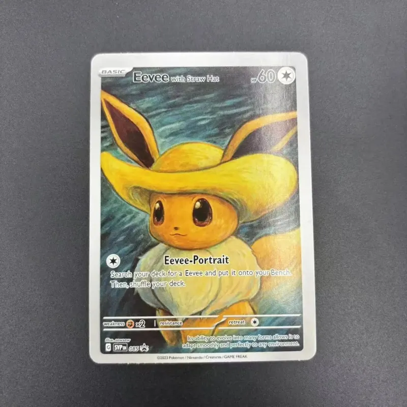 DIY Collection Cards 2023 SVP EN VAN GOGH /GREY FELT HAT Self Made Single Card Classic Game Anime Cards Gift Toy