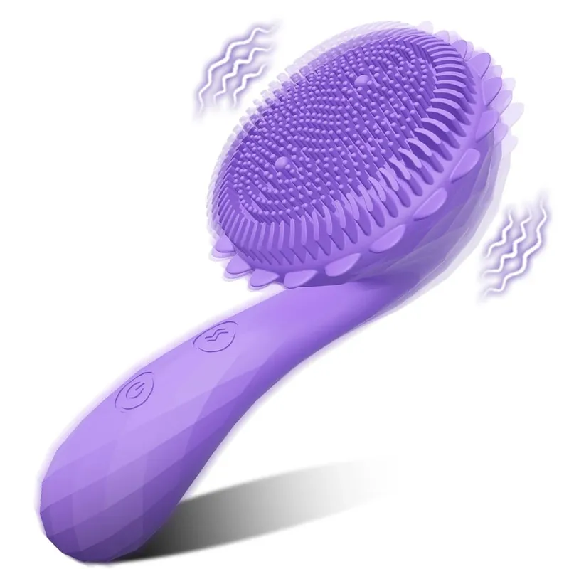 New Vibrator for Women Brush Nipple Clitoris Stimulator Vibrator Dildo Vibrator Cleansing Brushes Makeup Sex Toys Products 18+