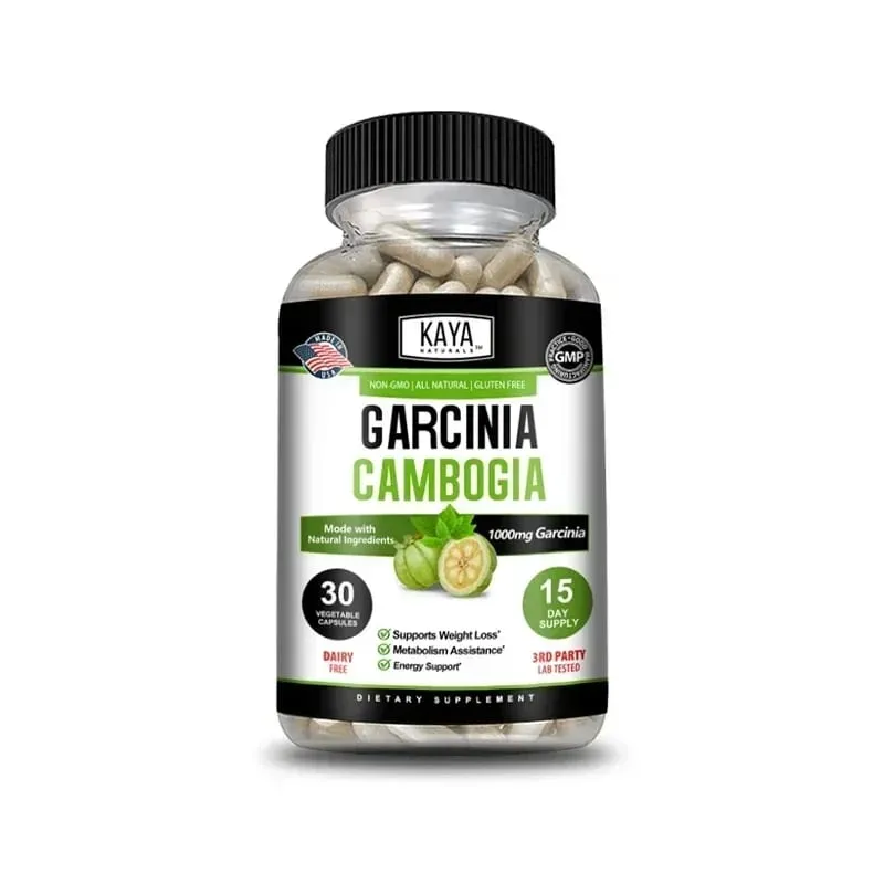 Garcinia Cambogia Extract Capsules 1000 Mg Appetite Suppressant for Men and Women Metabolism Energy Colon Cleansing