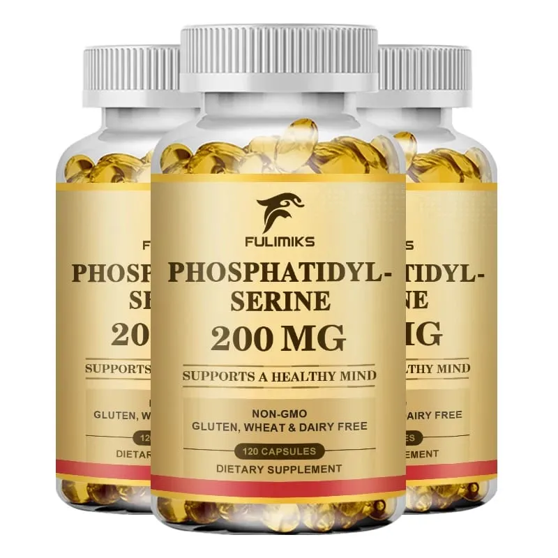 Phosphatidylserine Capsules Boosts Brain Vitality Improves Focus Memory Learning Ability & Daily Cognitive Health