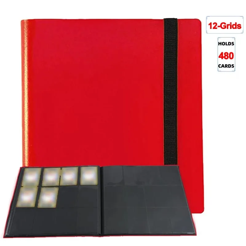 160/360/480/540 Cards Capacity Pocket Holder Binders Albums For Game Card Book Sleeve Holder Large-capacity Card Binder Notebook