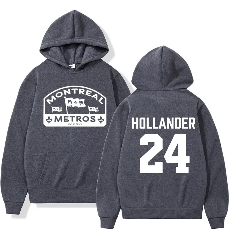 Heated Rivalry Shane Hollander 24 Montreal Metros Hoodies Men Women Clothing Hip Hop Fashion Sweatshirts Long Sleeves Pullovers