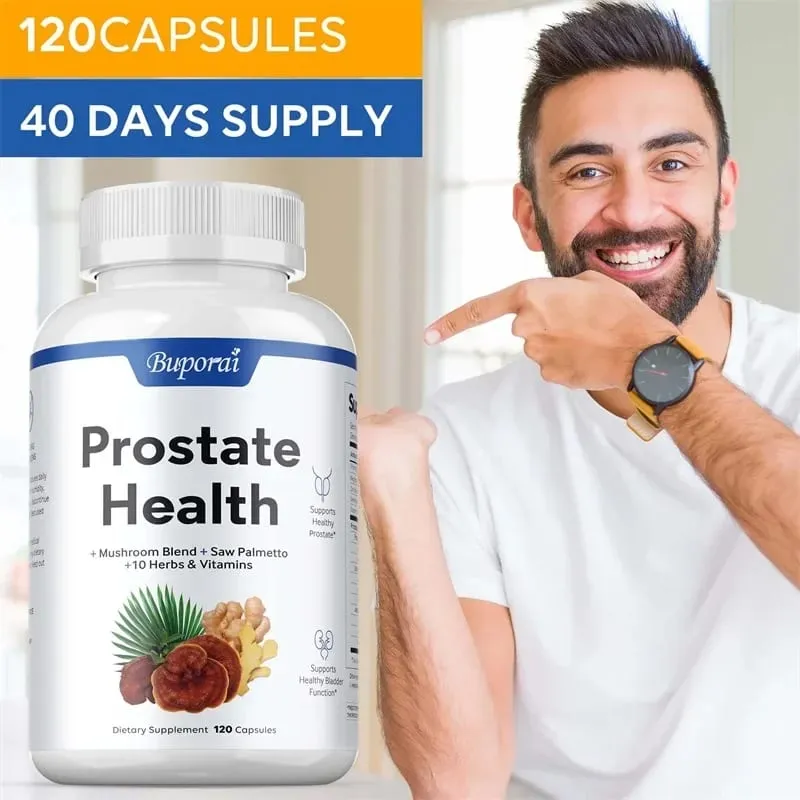 Prostate Health - Prevents Hair Loss Antioxidant Bladder Control Supports Urinary Tract Health Improves Immunity
