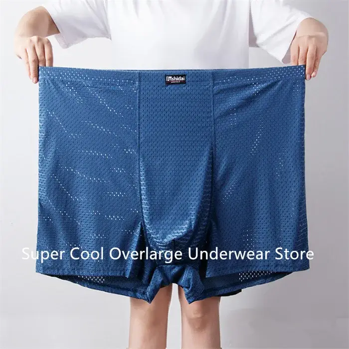 ฤดูร้อนตาข่ายนักมวยผู้ชาย 200 กก.PLUS ขนาด 13XL 12XL กางเกงกางเกงชายกางเกงเอวสูง 10XL ชุดชั้นในขนาดใหญ่กางเกงขาสั้นผ้าไหมน้ำแข็ง