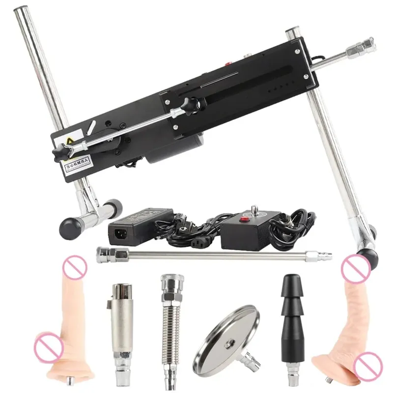70W/120W/200W Power Sex Machine Silent Adults Masturbation Vac-u Lock Sex Machine With Dildo for Women Sex Toys