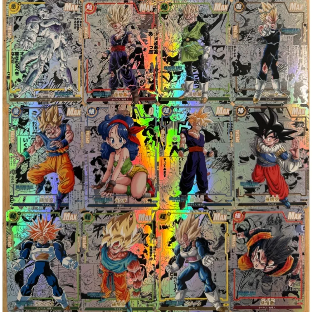 Anime characters Dragon Ball Super Bulma Cell DIY Homemade Bronzing texture Game toys Collection card Christmas birthday gift