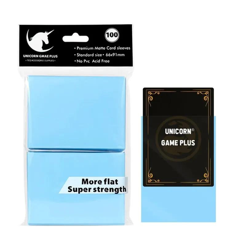 100pcs 2.5"x3.5" Premium Trading Card Sleeves 66x91mm Standard Sized Board Game Cards for MTG Magic Gathering Lorcana Game Card