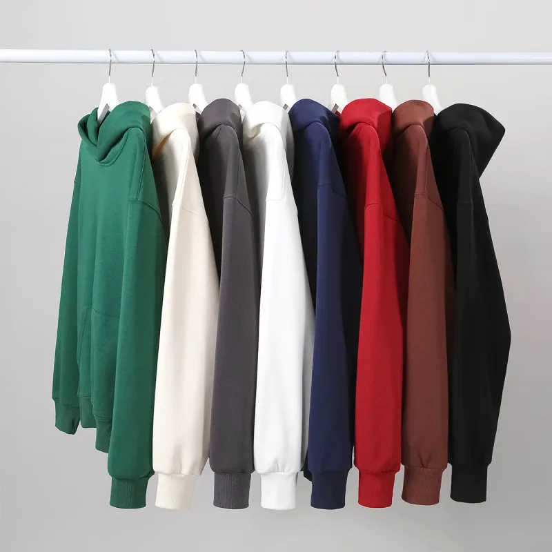 2026 New Men'sSweatshirt Casual Streetwear Pullovers Sport Fitness Pocket Hoodies Multi Color