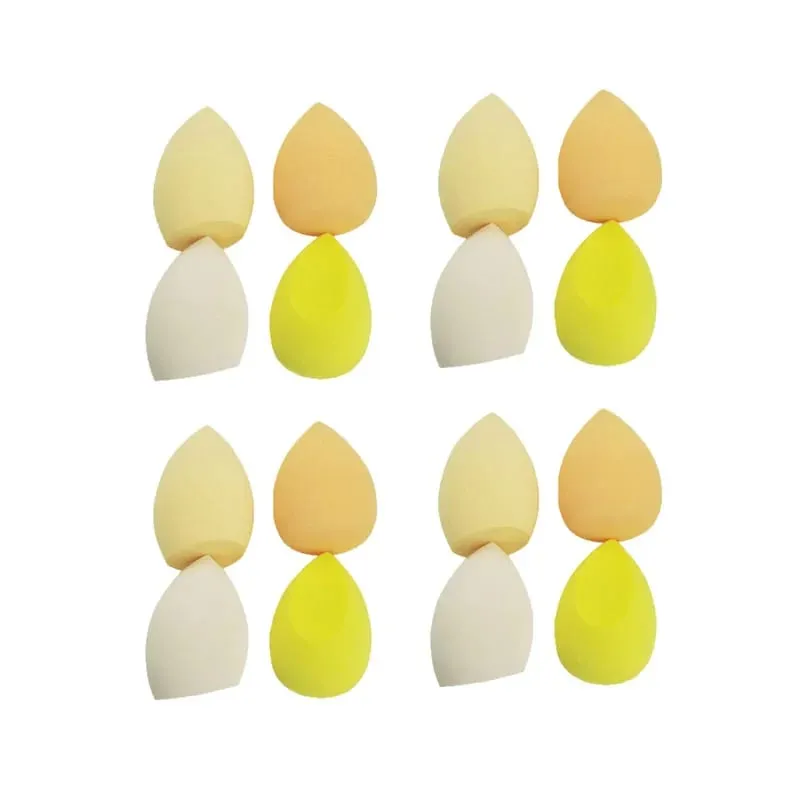 4/8/16pcs Cosmetic Puff Set Beauty Egg Wet And Dry Dual-Use Egg Makeup Foundation Sponge Air Cushion Puff Soft Makeup Tools