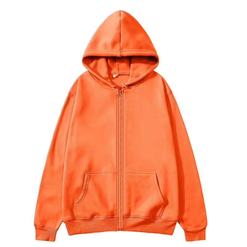 Women Fleece Zip Up Hoodies Running Sports Sweatshirts Fashion Female Classic Casual Zipper Jackets Y2k Hip Hop Streetwear