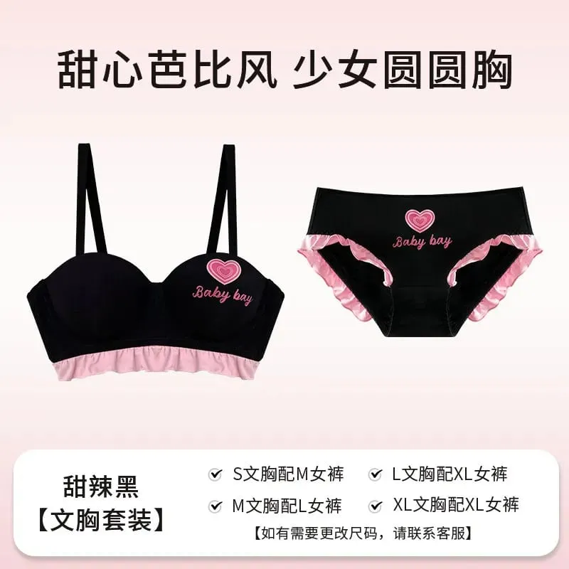 Sutiã sem fio sem costura, coração azul, redondo, meia xícara, lingerie para peito pequeno, push up, sem arame, sexy, íntimo