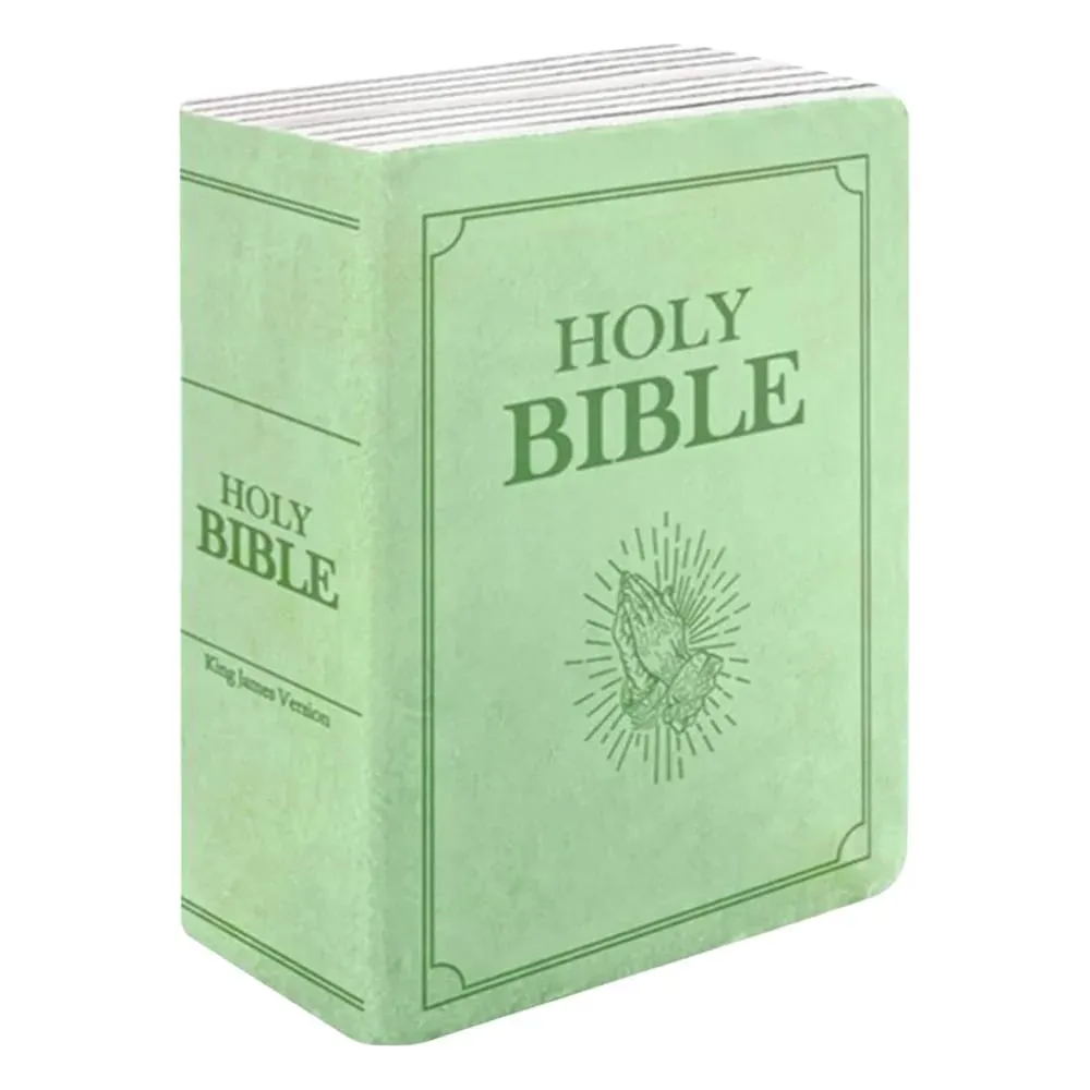 Living Room Realistic Looking Bible Pillow Sofa Cushion Plush Toy Bible Throw Pillow 33*22cm Home Decor Bible Cushion Bedroom