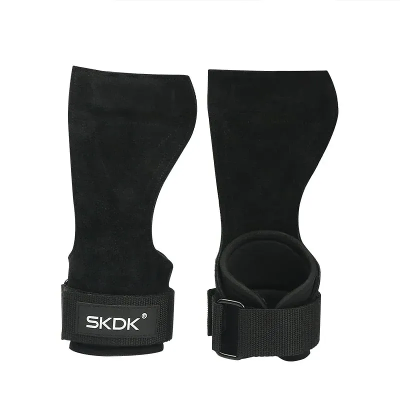 Anti-Slip Gym Gloves Palm Guards Wrist Straps Protector Weightlifting Workout Gloves Anti-callus Grip Fitness Training Equipment