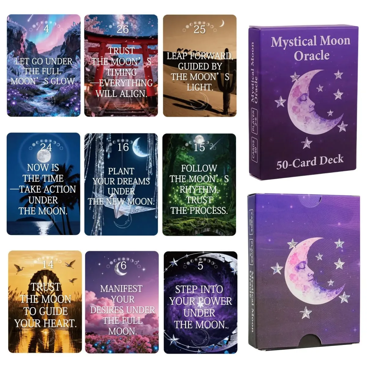 50Pcs Tarot Cards Oracle Spiritual Guidance Conversation Game Party Game for Adults Gift Friend Party