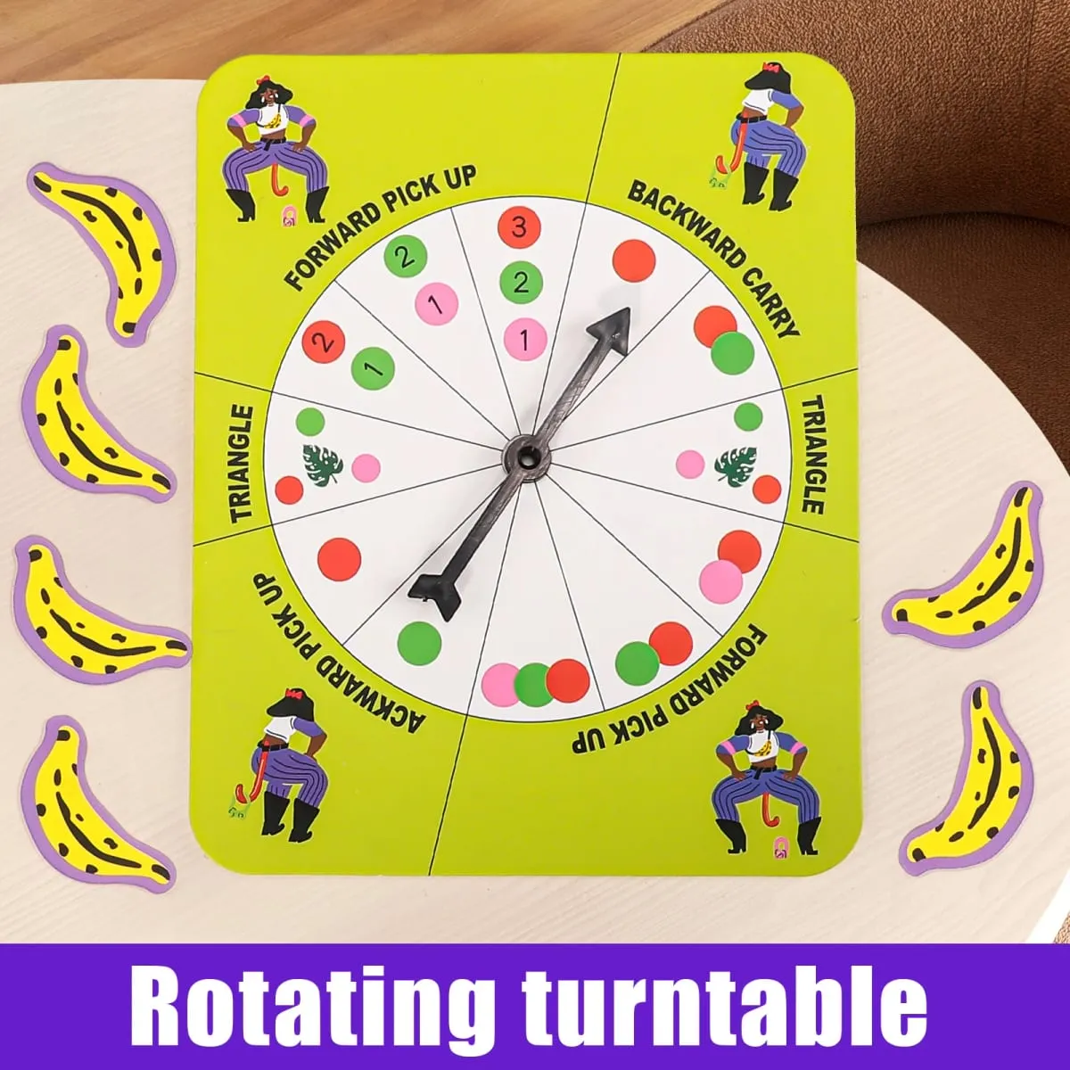 Novelty Monkey Party Game Funny Interactive Table Game Adult Gag Present for Christmas Thanksgiving Girls Night Birthday