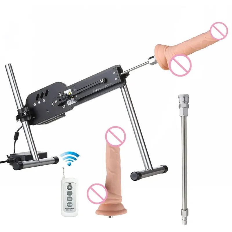 Máquina sexual mejorada con Control remoto, máquina de amor súper silenciosa, Ultra ajustable, Vac U Lock, 30db, 70W, con Big D gratis