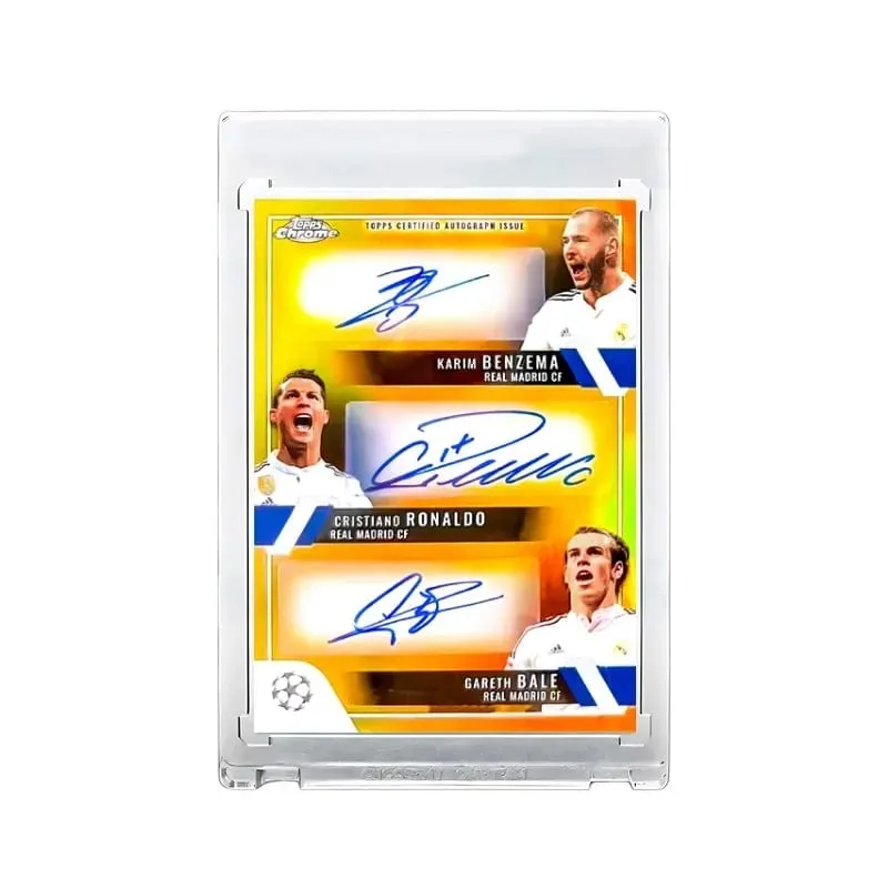 DIY All-Star Soccer Cards Set Featuring Messi Ronaldo & Mbappé Ultimate Birthday Gift Box for Football Boys Collection Card