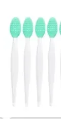 Wholesale 4pcs New Fashion Design Nose Double-Sided Tool Silicone Lip Scrub Exfoliator Brush make up brushes makeup brush set