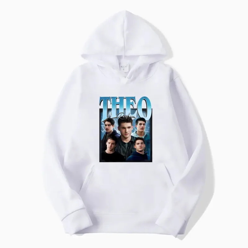 Theo Raeken Vintage 90s Teen Wolf Fan Print Sweatshirts Men Women Harajuku Vintage Pullover Long Sleeve Casual Oversized Hoodies
