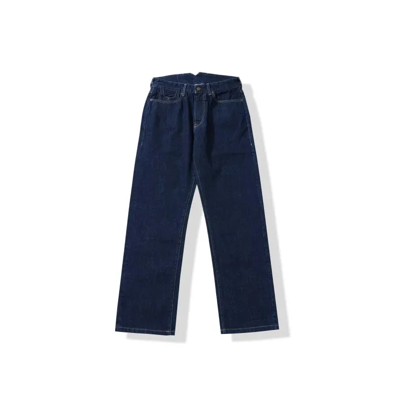 100% Cotton Raw Japanese Selvedge Denim Jeans | 14.75oz Heavyweight Straight Leg | American Vintage Workwear Style OKONKWO