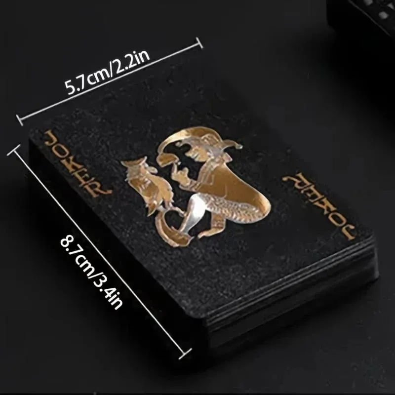 Color Black Gold Silvery Playing Card Game Card Group Waterproof Poker Suit Magic Dmagic Package Board Game Gift Collection
