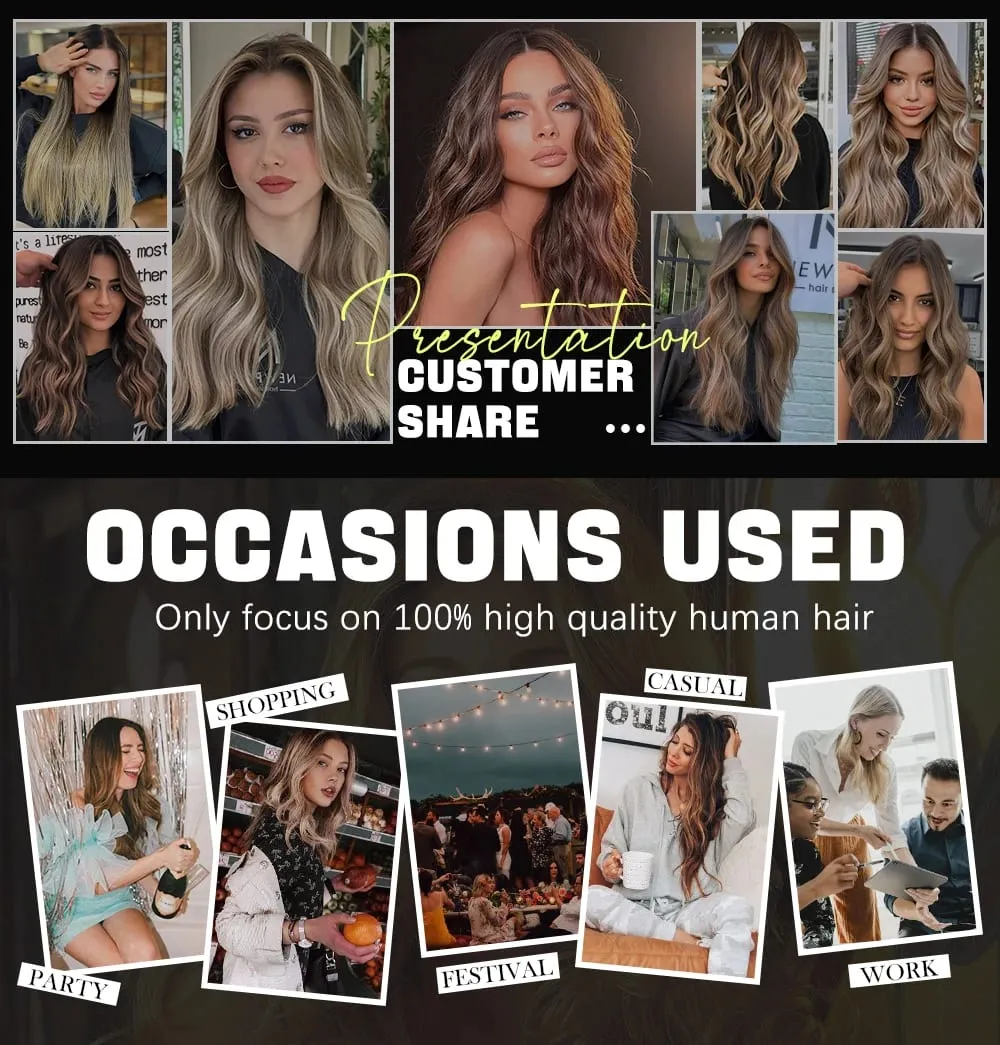Women Tape Hair Extensions 100% Natural Human Hair Extension Tape In Blonde Natural Straight Hair Skin Weft Real Hair