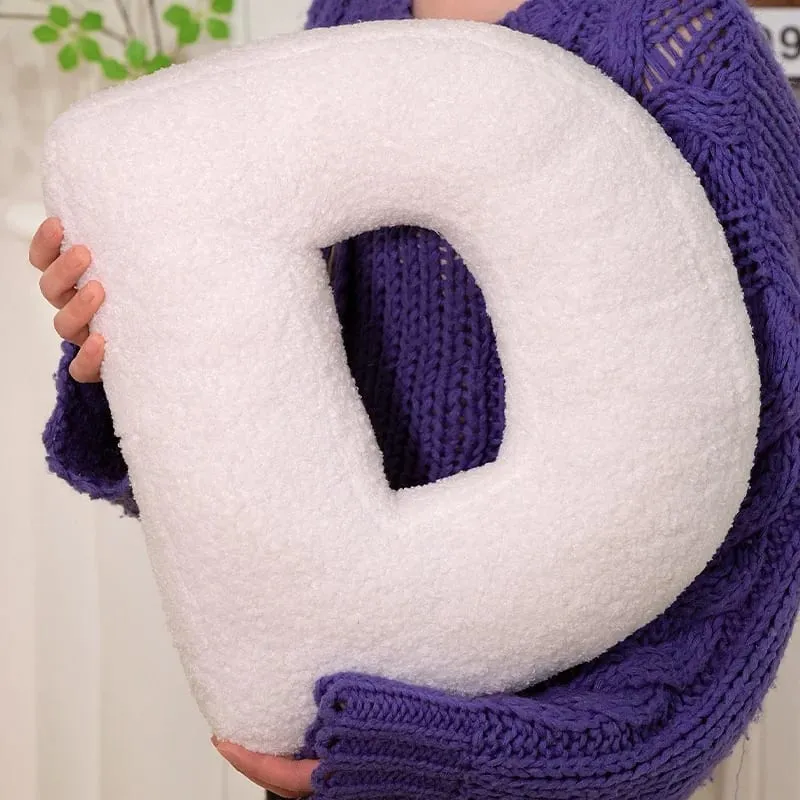Hot Wholesale Cozy English Letters Pillow Sofa Cushion Living Room Decor 26 Letter Stuffed Doll Toy Kids Teaching Words Game Kid