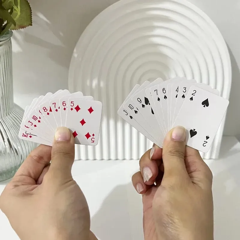 5PCS Mini Poker Playing Cards Festival Party Board Games For Teens Adults Travel Fun Juegos De Mesa Divertidos Para La Familia