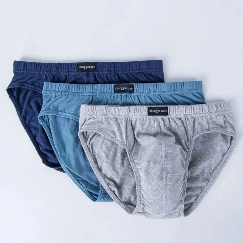 Cotton Underpants for Men Briefs Male Underwear Knickers Panties Pant Shorts Sexy Undies in Sizes XL to 6XL 2/3/4/5 Pcs/Lot