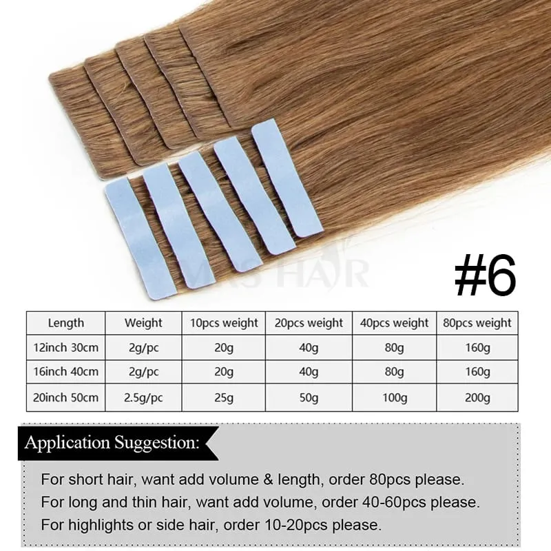 Tiêm Băng trong Phần Mở Rộng Tóc Con Người Băng Vô Hình trong Phần Mở Rộng Tóc 1B Tự Nhiên Liền Mạch PU Sợi Ngang Băng Trên Tóc 10 cái/gói