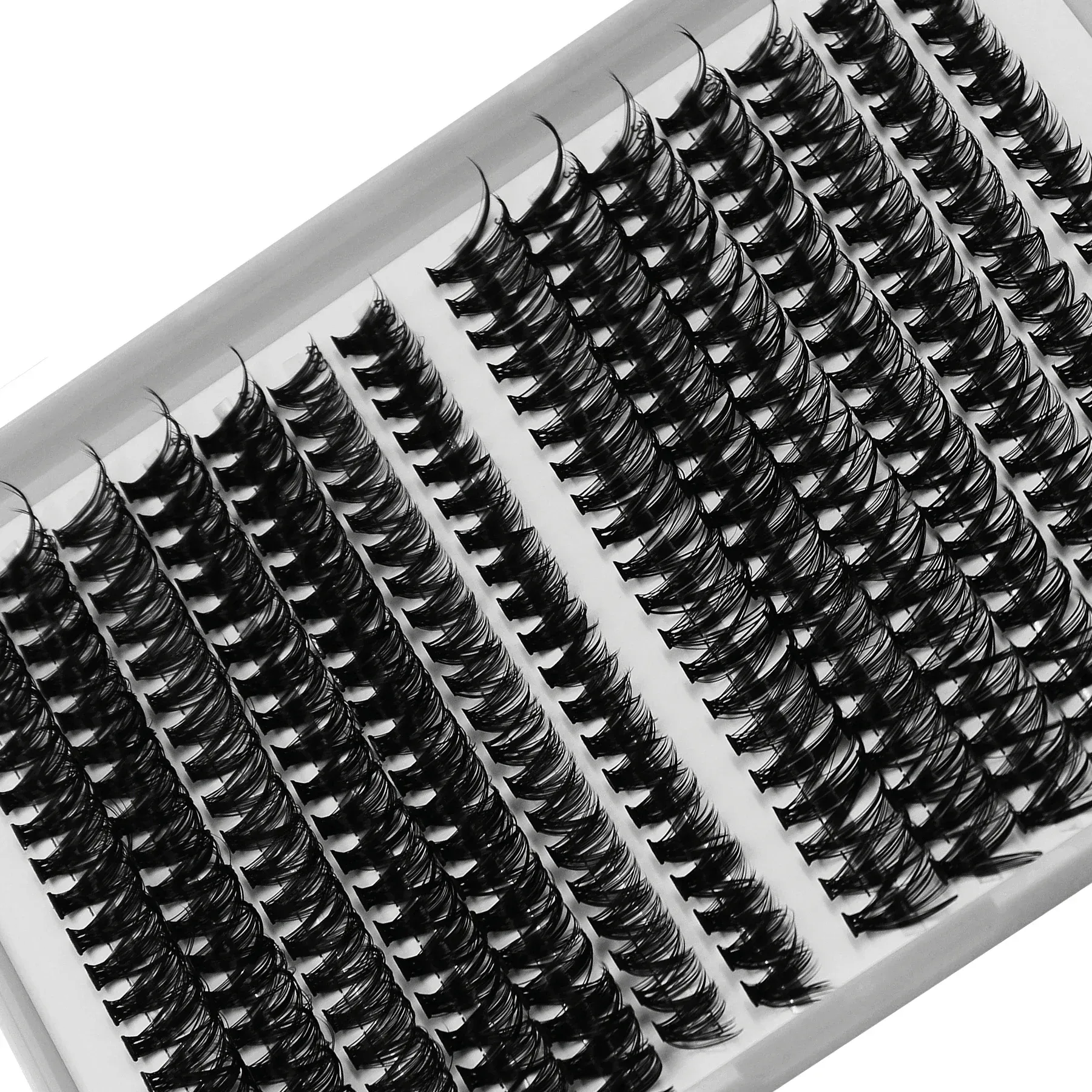 280pcs 30D 40D Individual Lashes Wispy Cluster Reusable False Eyelashes DIY Lash Extension 9-15mm Mix Length for Eye Makeup — image 3