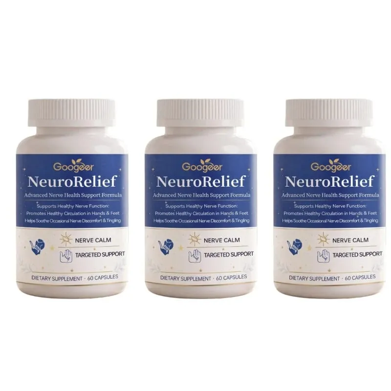 Googeer NeuroRelief Advanced Nerve Health Capsules Daily Support for Nervous System Wellness & Healthy Circulation 60 Capsules