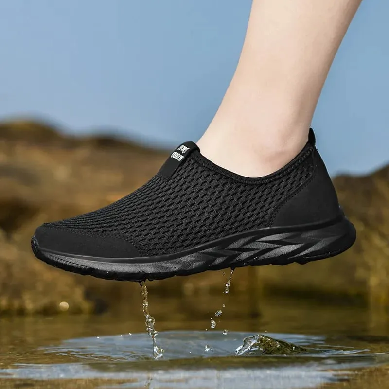 Men Shoes Sneakers Brand Man Casual Flats Shoes Loafers Slip on Male Mesh Big Size 48 Breathable Spring Autumn Summer 2026 New