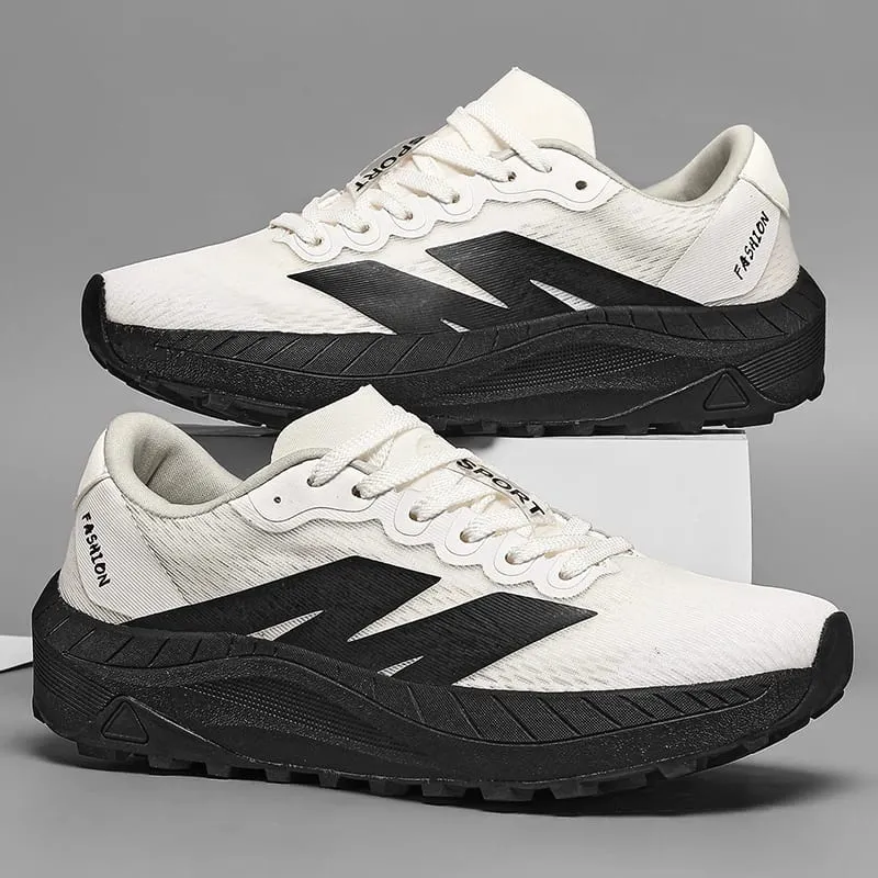 Men Outdoor Trail Running Shoes Breathable Wide toe Sneakers Non‑Slip Woman Casual Sports Shoes Trekking Off‑Road Jogging Shoes